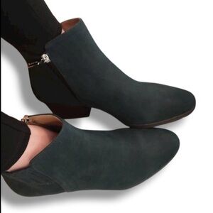 Blondo Valli 2.0 Waterproof Black Nubuck Ankle Bootie Size 7 Fireside Footwear